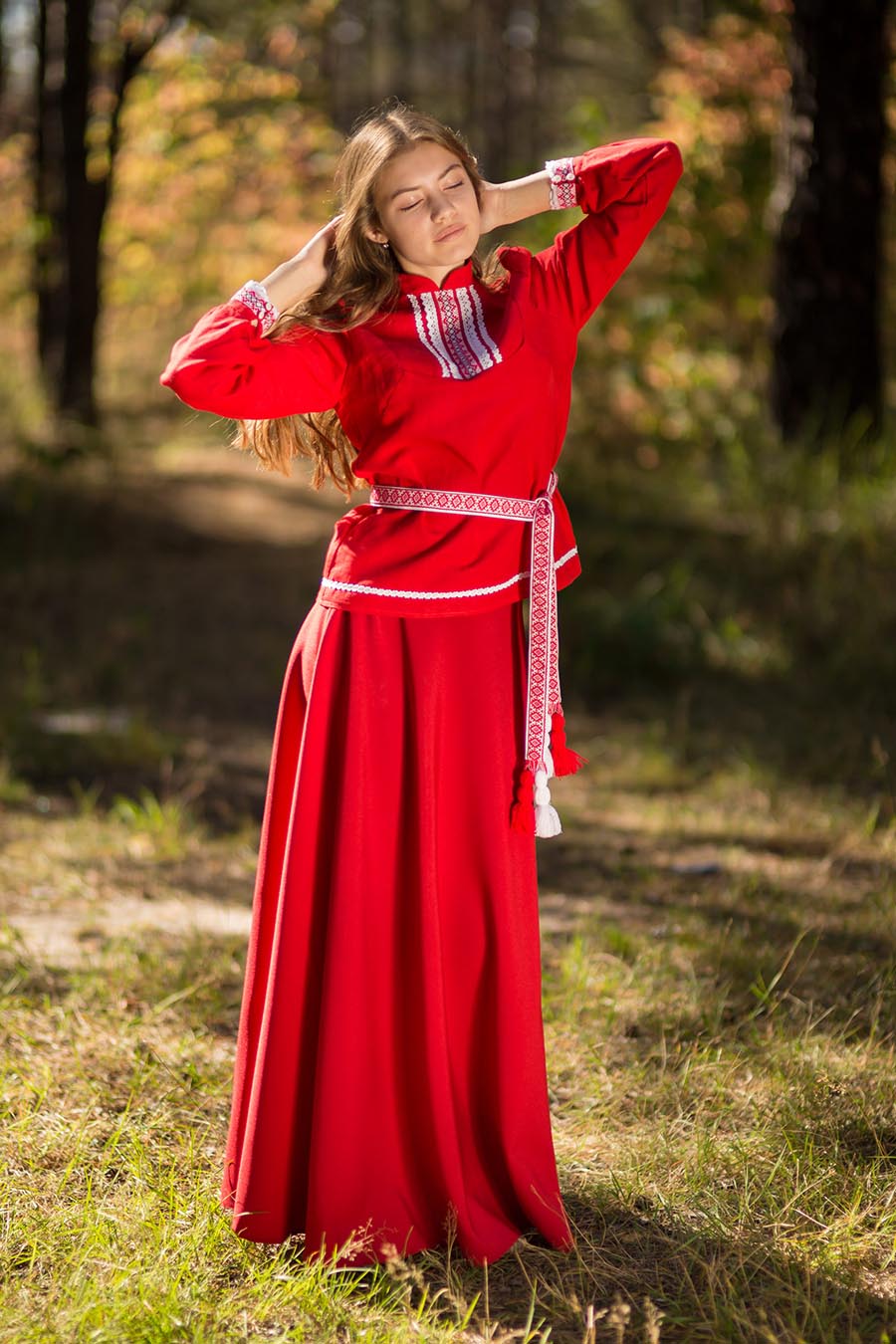 Underwear Women in Slavic costumes in Chongju